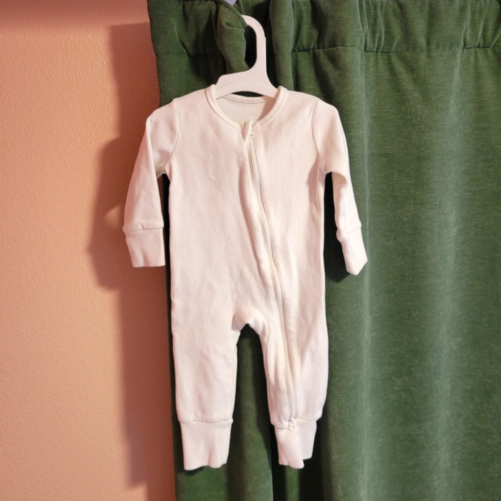 Little Bipsy 2-Way Zip Ribbed Romper